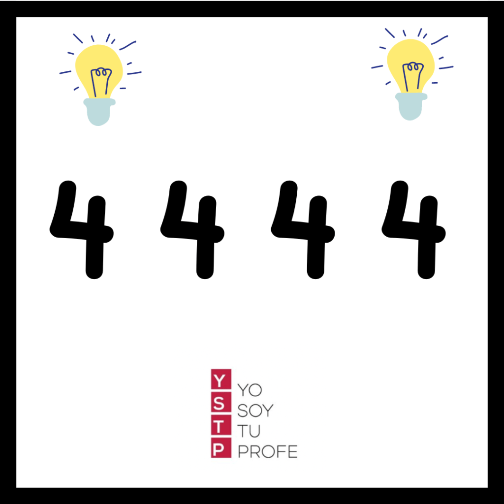 Con Cuatro Cuatros Acertijos Matem Ticos Gratis 2024