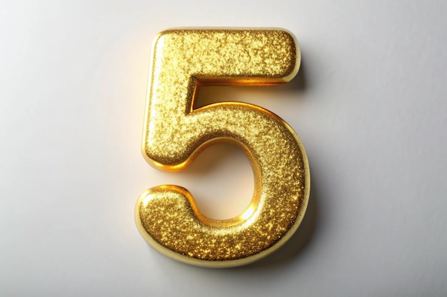 Gold Number 5 For Elegant And Shiny Visuals Premium Ai Generated Image Gold Number 5 For Elegant And Shiny Visuals Premium Ai Generated Image