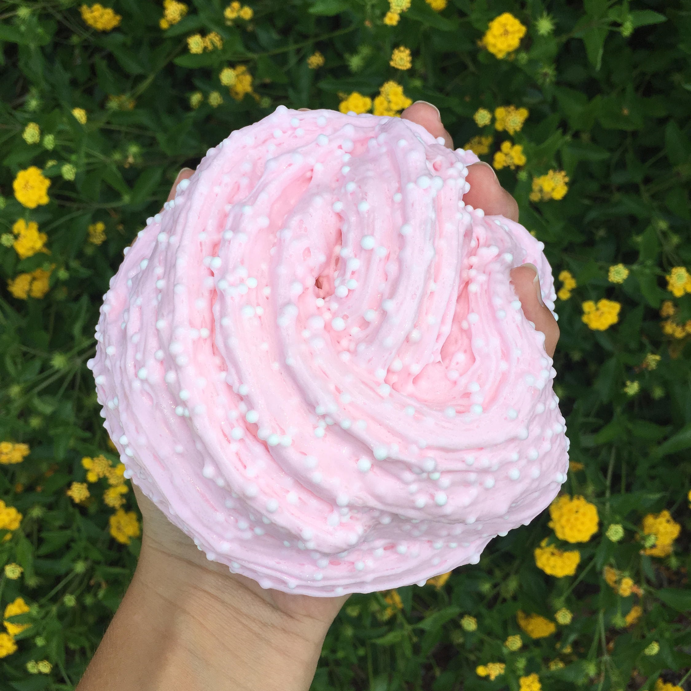 Jual Pinky Crunchy Slime Free Charm Floam Slime Cloud Slime