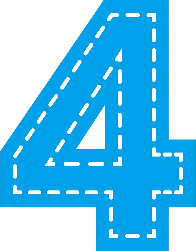 Number 4 Png Number 4 Png