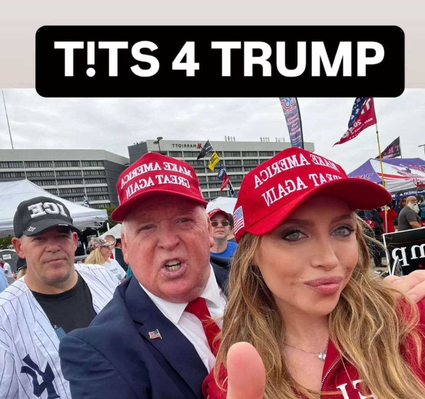 Onlyfans Model Who Flashed The Portal Pulls The Same Stunt At Trump Rally Before Being Kicked Out Onlyfans Model Who Flashed The Portal Pulls The Same Stunt At Trump Rally Before Being Kicked Out