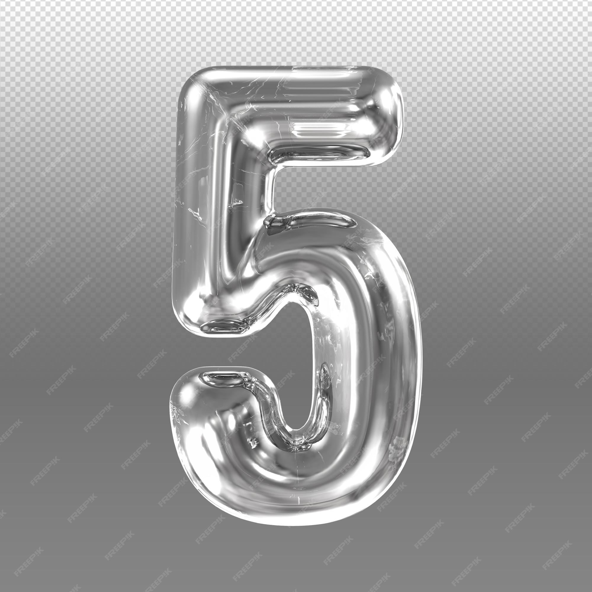 Premium Psd A Clear Number 5 With A Textured Background Premium Psd A Clear Number 5 With A Textured Background